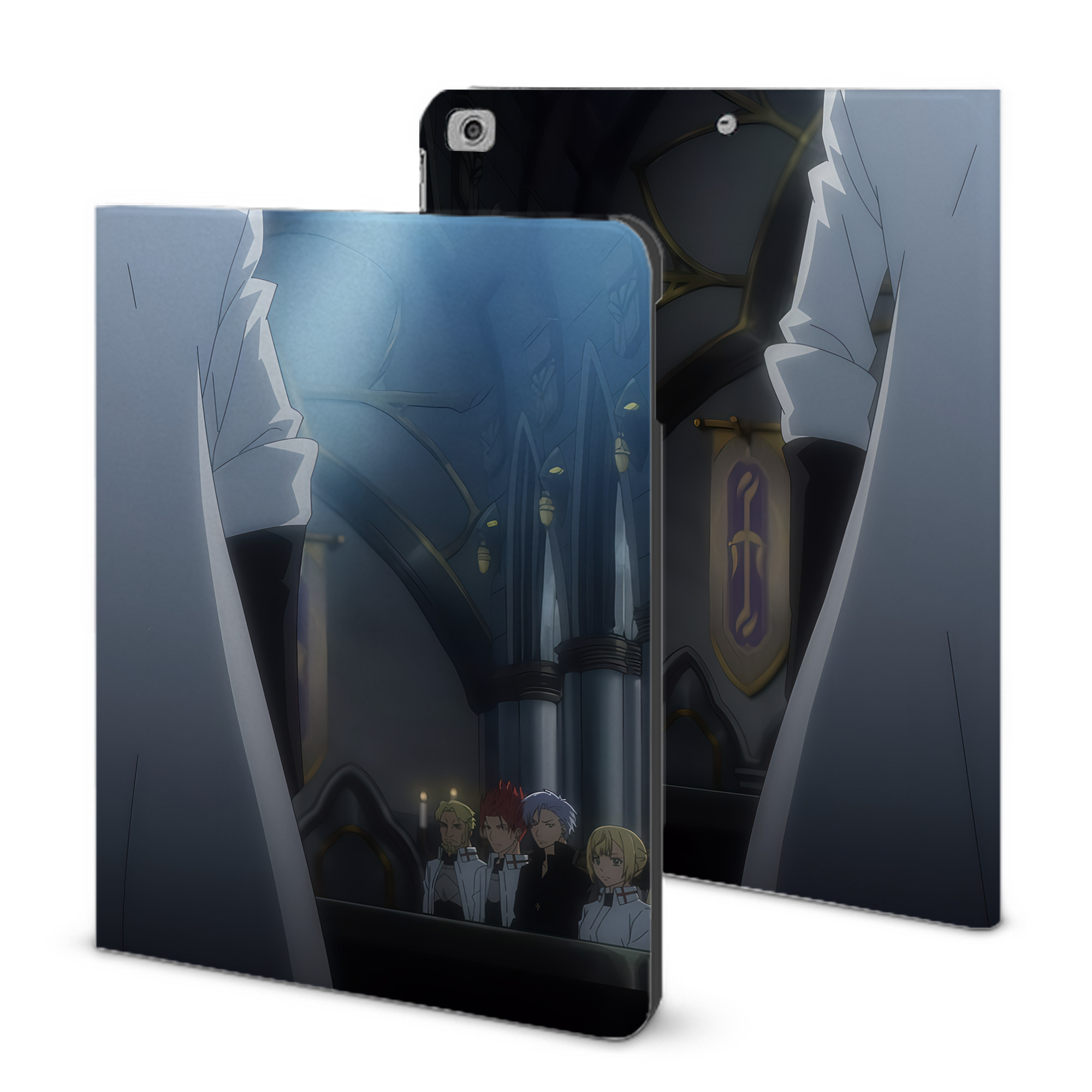 （画像用） 転スラ Regarding Reincarnated to Slime IPad ケース ブック型 PUレザー TPU 耐衝撃 軽量 薄型 ペン収納なし 全面保護 IPad 各モデル対応
